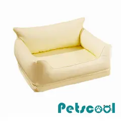 KIDSCOOL - Cama Sofá Impermeable Para Mascotas Beige Talla S