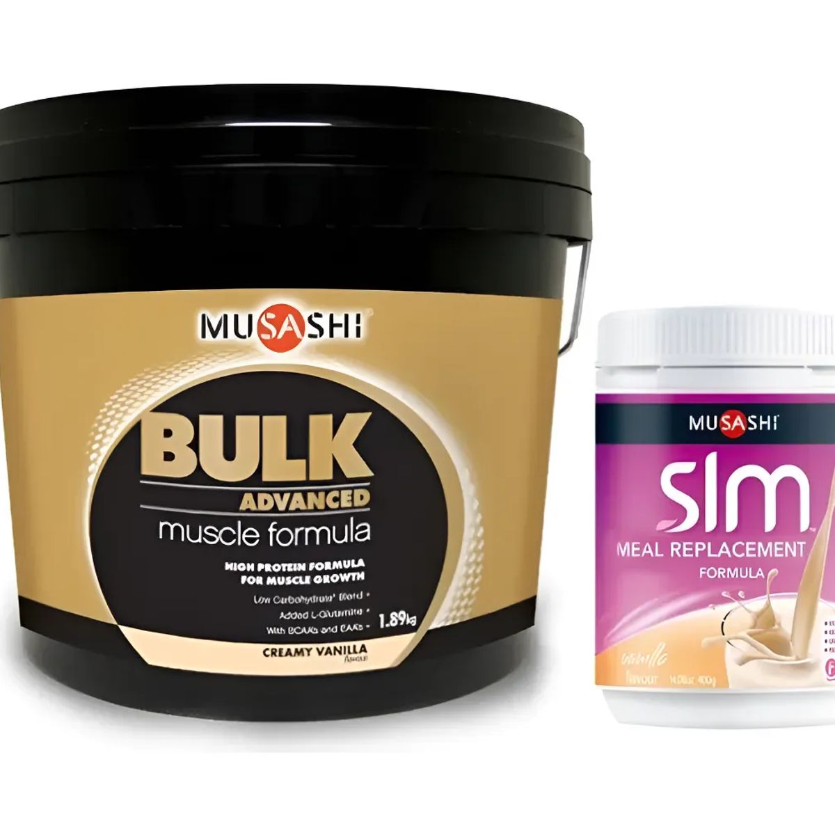 MUSASHI - Musashi Proteina Bulk Whey Isolate 4 Lbs + Proteina Slm Mrp