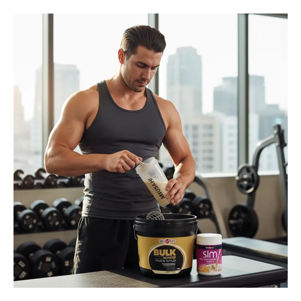 MUSASHI - Musashi Proteina Bulk Whey Isolate 4 Lbs + Proteina Slm Mrp