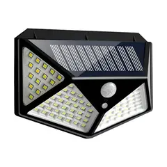 NOVYSTOR - Foco Solar 100 LED Sensor Movimiento Con Pinza IP65