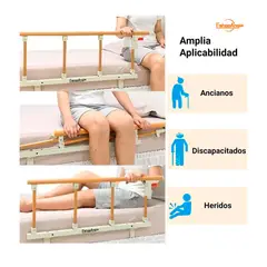 OFERTABKN - Baranda De Cama Lateral Anticaída Para Cuidado Adulto Mayor