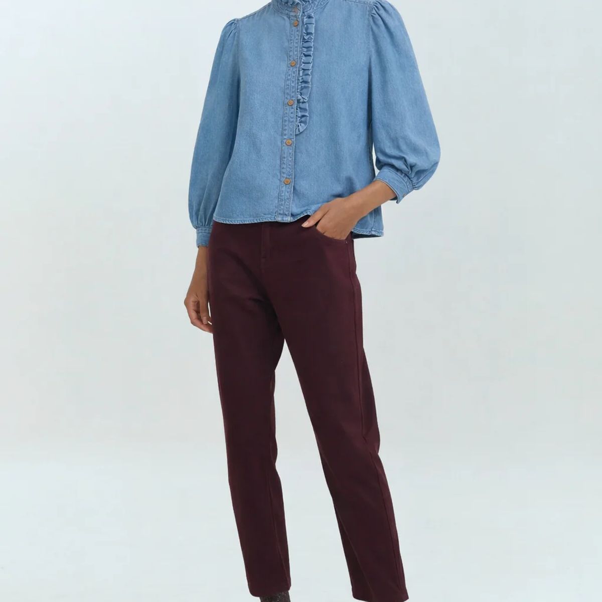 BRICK LONDON - BLUSA BLAKE DARK MUJER
