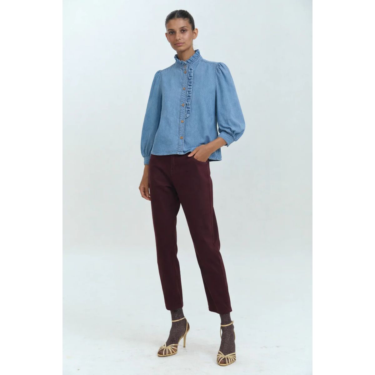 BRICK LONDON - BLUSA BLAKE DARK MUJER