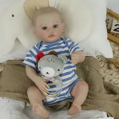 GENERICO - Bebé Reborn 48cm Silicona Hombre
