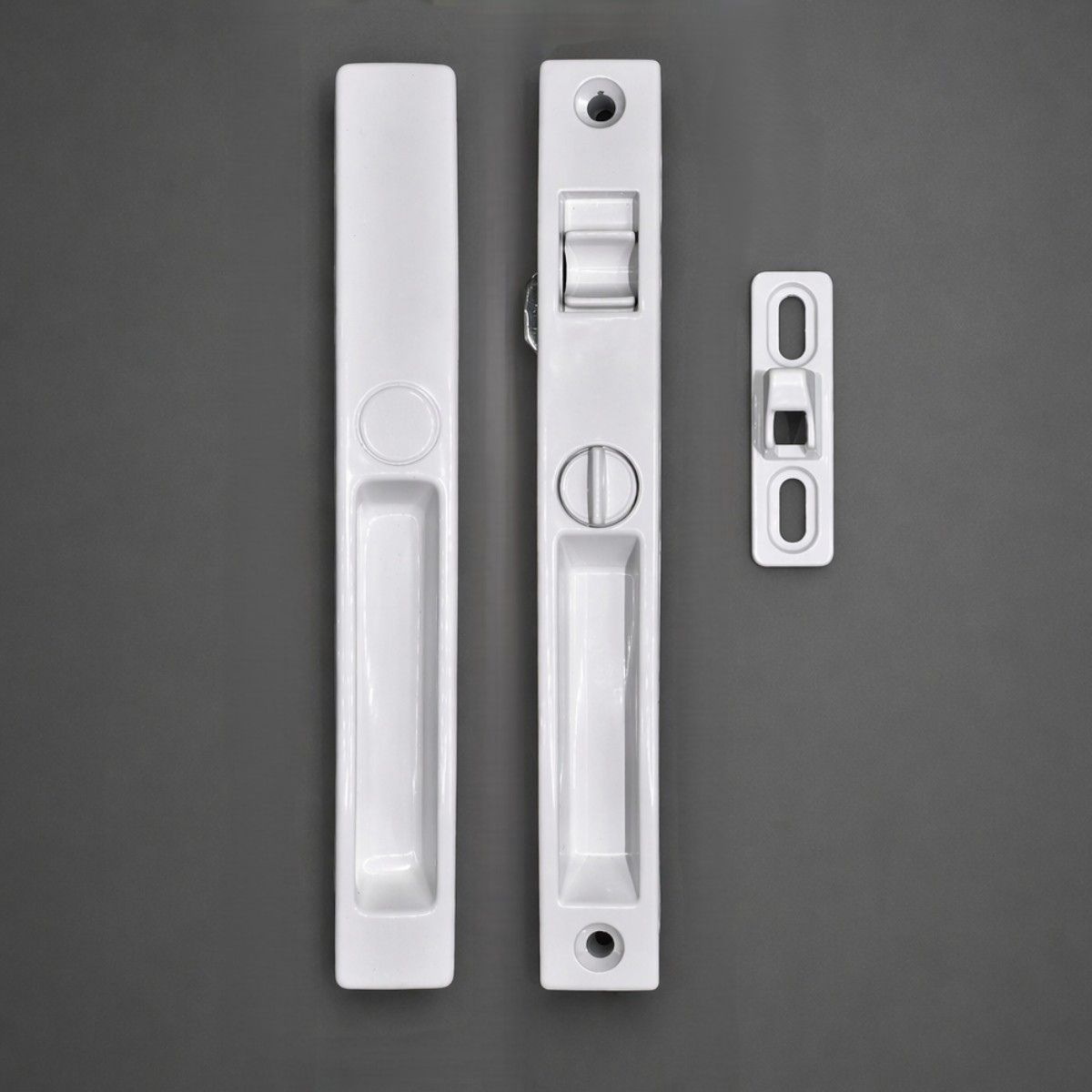 GENERICO - Set 2 Cierre Pestillo Lateral Open Lock Doble - Seguro para Ventana de Aluminio
