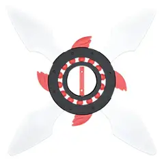 GENERICO - Juguete Giratorio Con Luces Spinner Gigante