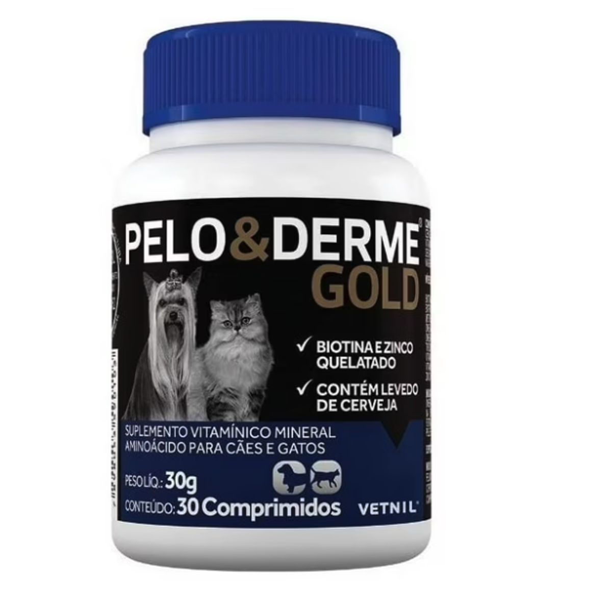 GABRI - Suplemento Pelo & Derme Gold Perros Y Gatos 30comprimidos Np