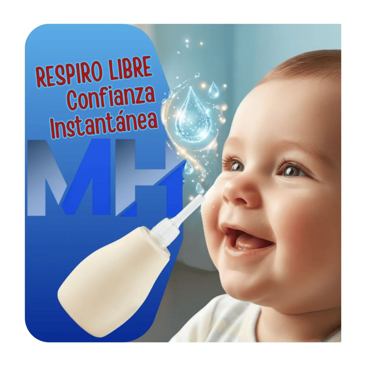 PIGEON - Aspirador Nasal Con Deposito Pigeon Saca Mocos Sin Bpa Beige