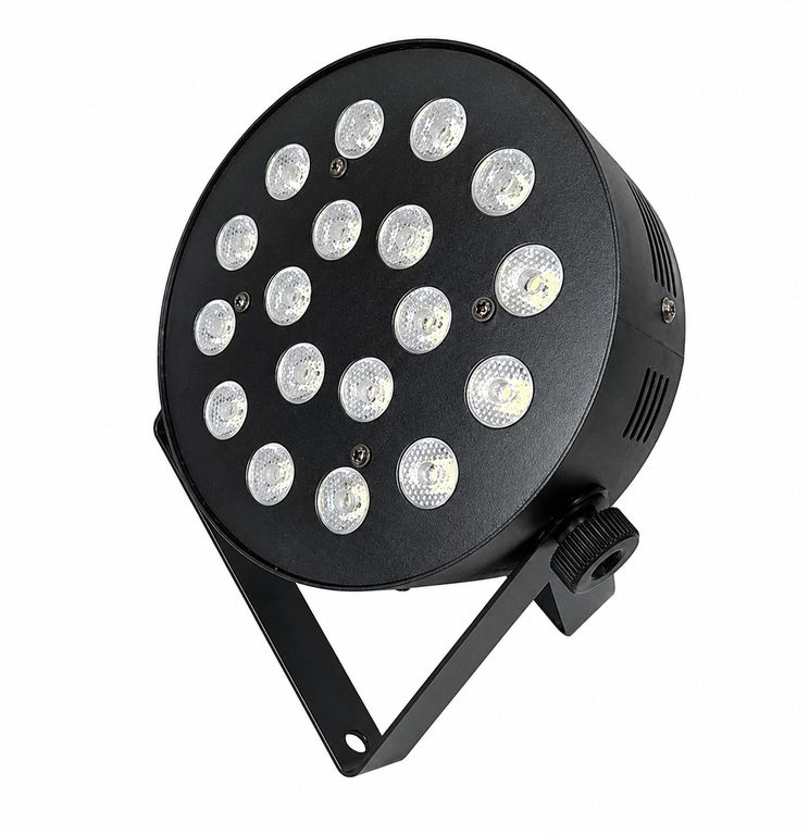 GENERICO Luz PAR LED RGB para Escenario DJ Eventos con Control Remoto