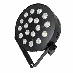 GENERICO - Luz PAR LED RGB para Escenario DJ Eventos con Control Remoto