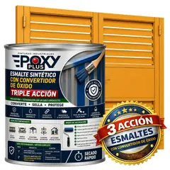EPOXY - ESMALTE SINTETICO - CONVERTIDOR OXIDO - 1-8 GALÓN - AMARILLO MAÍZ