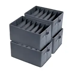 OFERTABKN - Pack 4 Bolsas Organizador Ropa Caja Plegable Con Asa