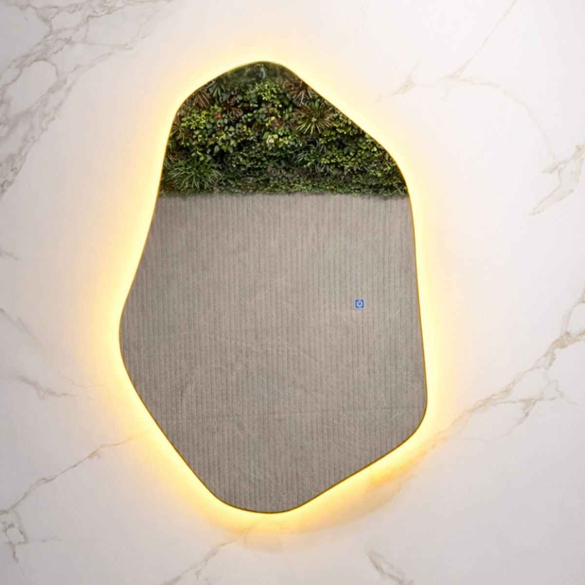 GENERICO - Espejo LED Irregular Sin Marco 80x50 cm