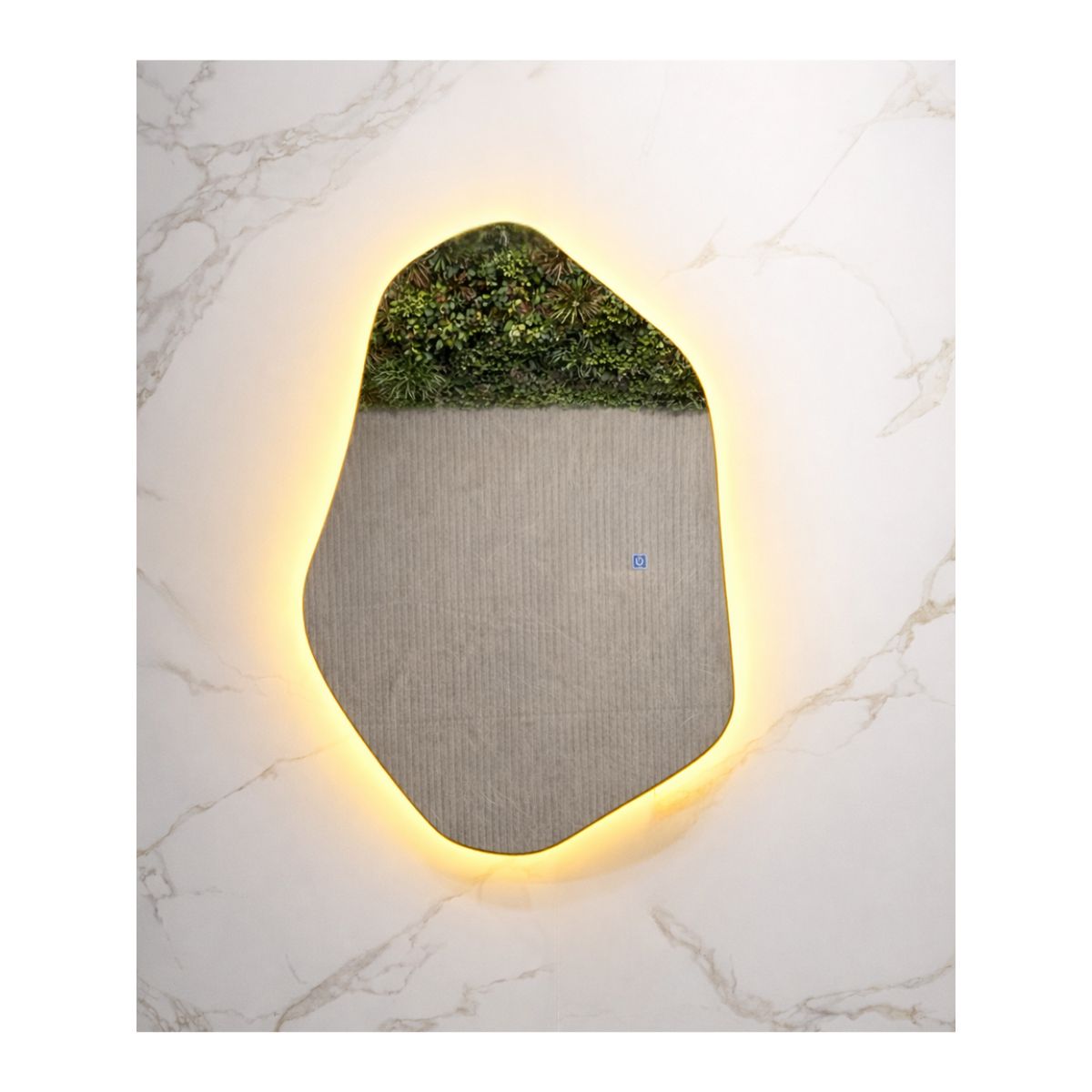 GENERICO - Espejo LED Irregular Sin Marco 80x50 cm