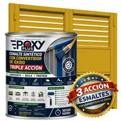 EPOXY - ESMALTE SINTETICO - CONVERTIDOR OXIDO - 1-8 GALÓN - AMARILLO OCRE