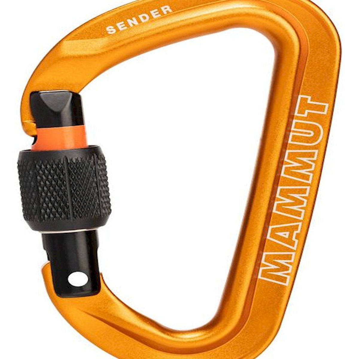 MAMMUT - Mosquetón Unisex Mammut Sender Screwgate Carabiner Naranja