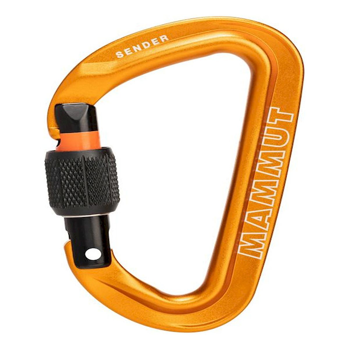 MAMMUT - Mosquetón Unisex Mammut Sender Screwgate Carabiner Naranja