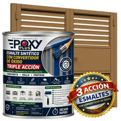 EPOXY - ESMALTE SINTETICO - CONVERTIDOR OXIDO - 1-8 GALÓN - ORO PERLADO