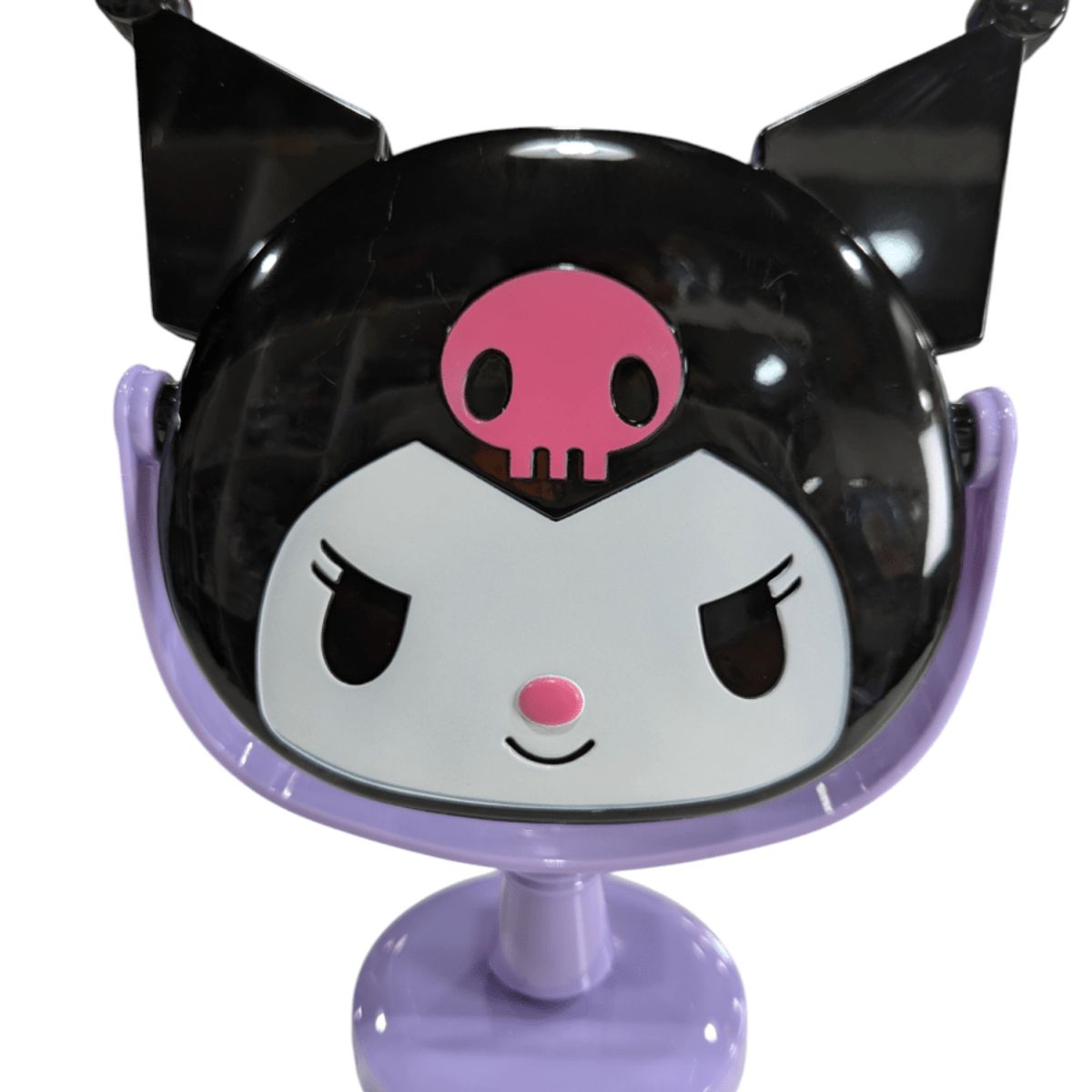 SANRIO - ESPEJO GIRATORIO CON PEDESTAL KUROMI NEGRO SANRIO