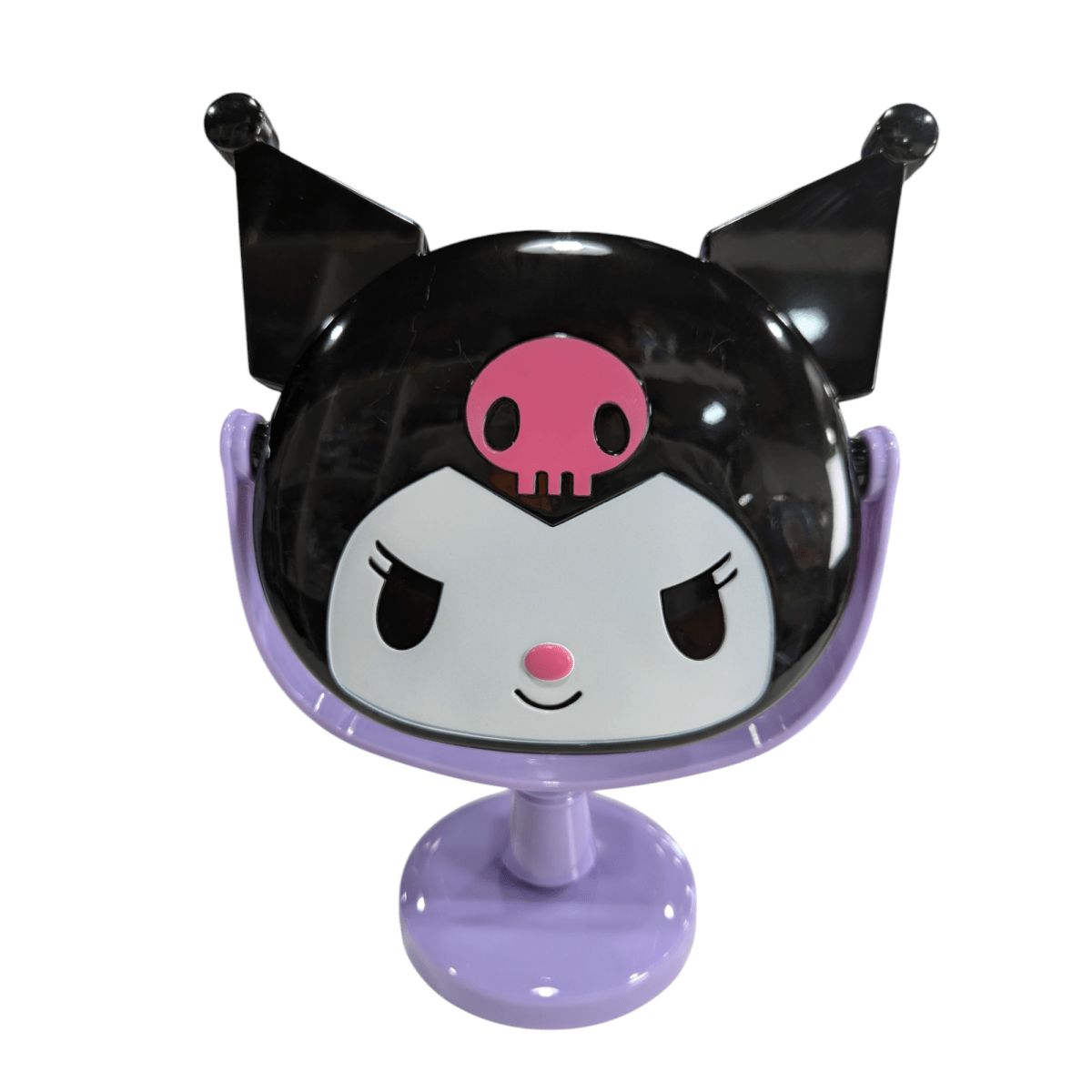 SANRIO - ESPEJO GIRATORIO CON PEDESTAL KUROMI NEGRO SANRIO