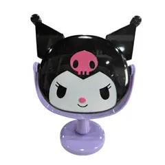 SANRIO - ESPEJO GIRATORIO CON PEDESTAL KUROMI NEGRO