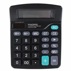 PACIFIC - Calculadora Electrónica 12 Dígitos Oficina Escolar - PS
