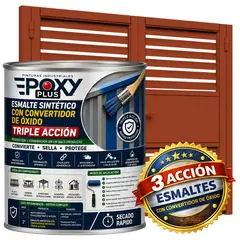 EPOXY - ESMALTE SINTETICO - CONVERTIDOR OXIDO - 1-8 GALÓN - NARANJA PERLADO
