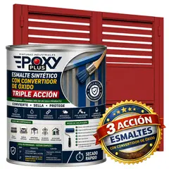 EPOXY - ESMALTE SINTETICO - CONVERTIDOR OXIDO - 1-8 GALÓN - ROJO SEÑALES