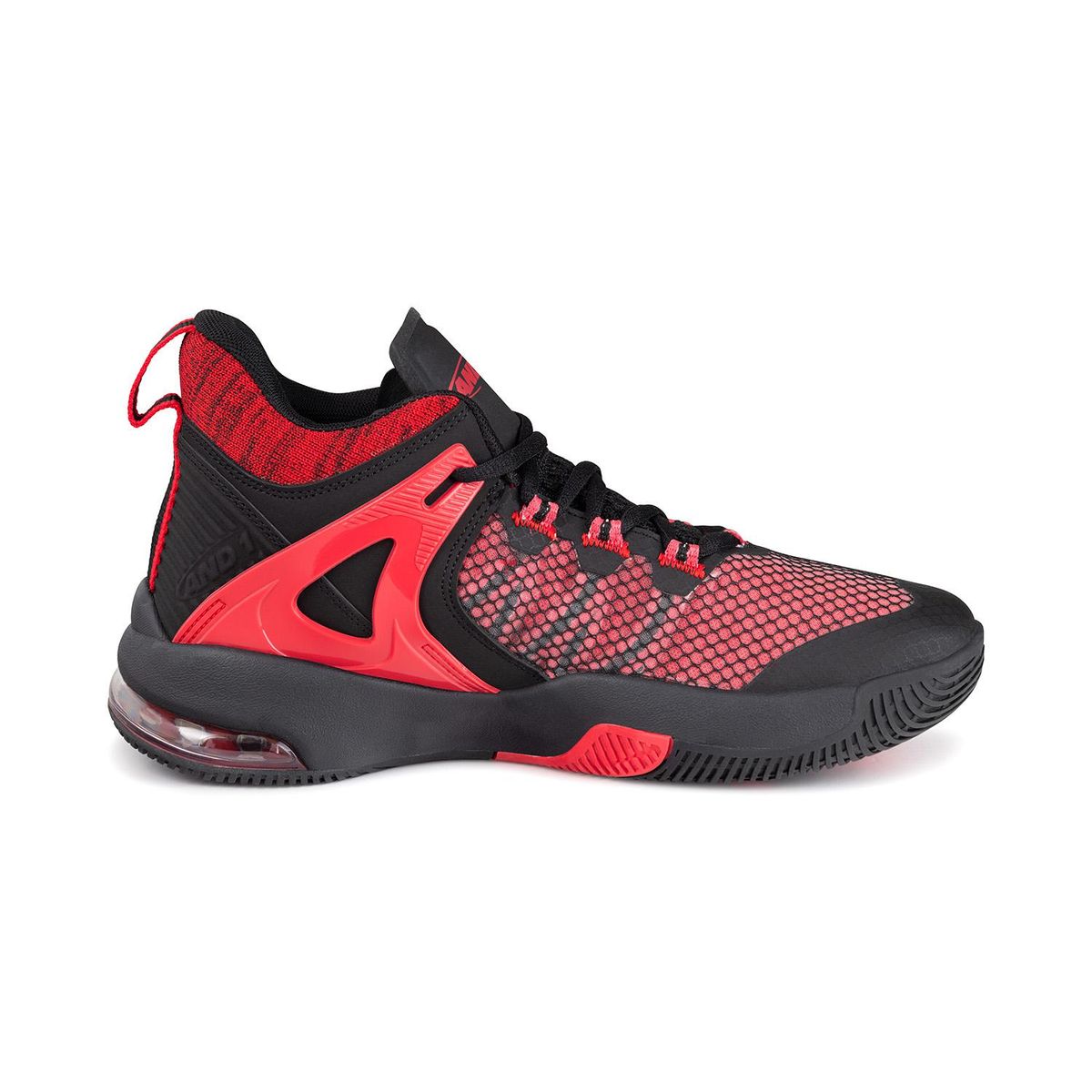 AND1 - Zapatillas Adultos And1 Turnaround Negro Rojo