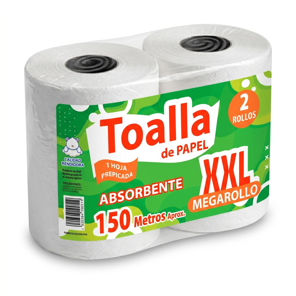 GENERICO - Toalla XXL Hogar 2x150 mts. Prepicada. extra Absorbente