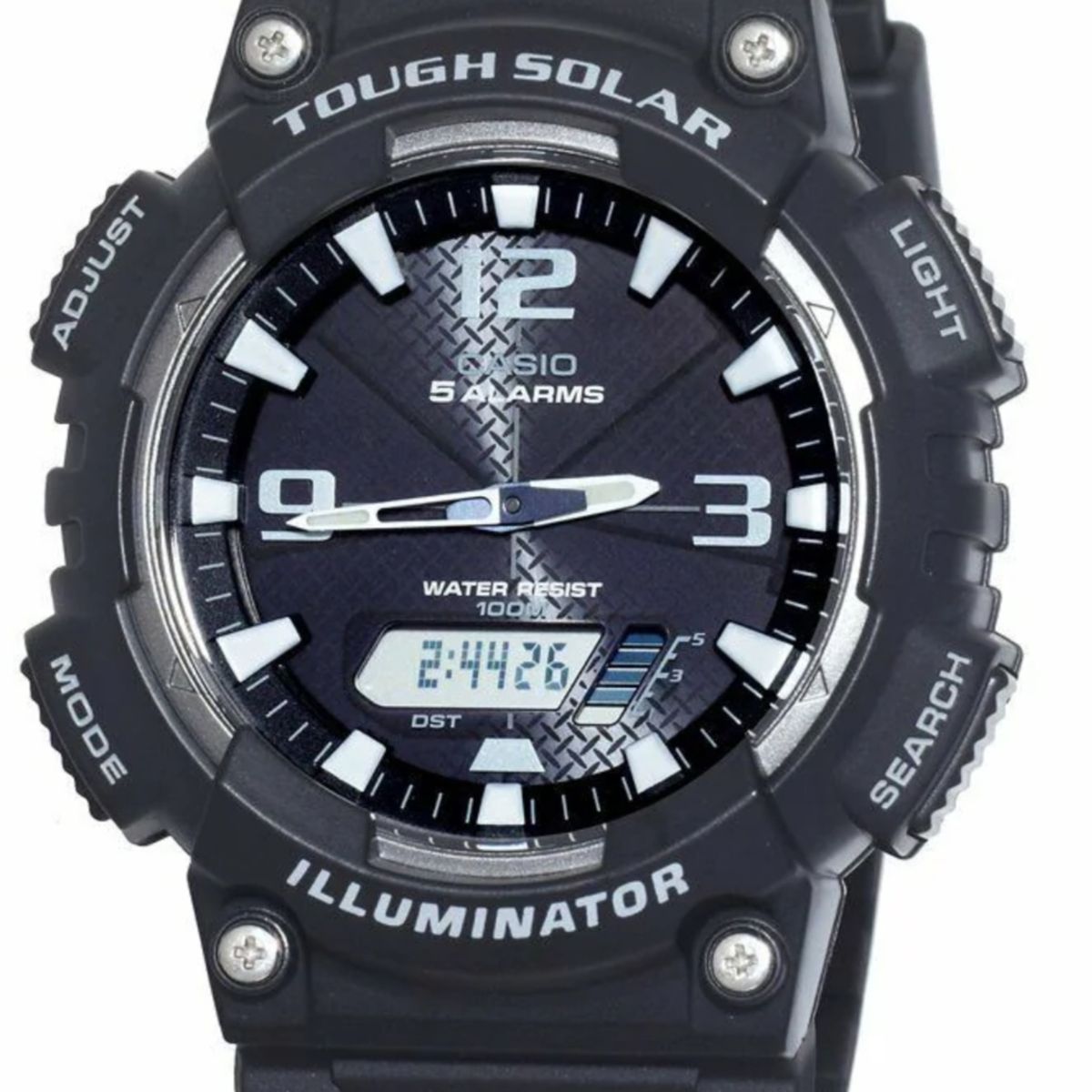 CASIO - RELOJ CASIO AQS810W-1A HOMBRE TOUGH SOLAR WR100M