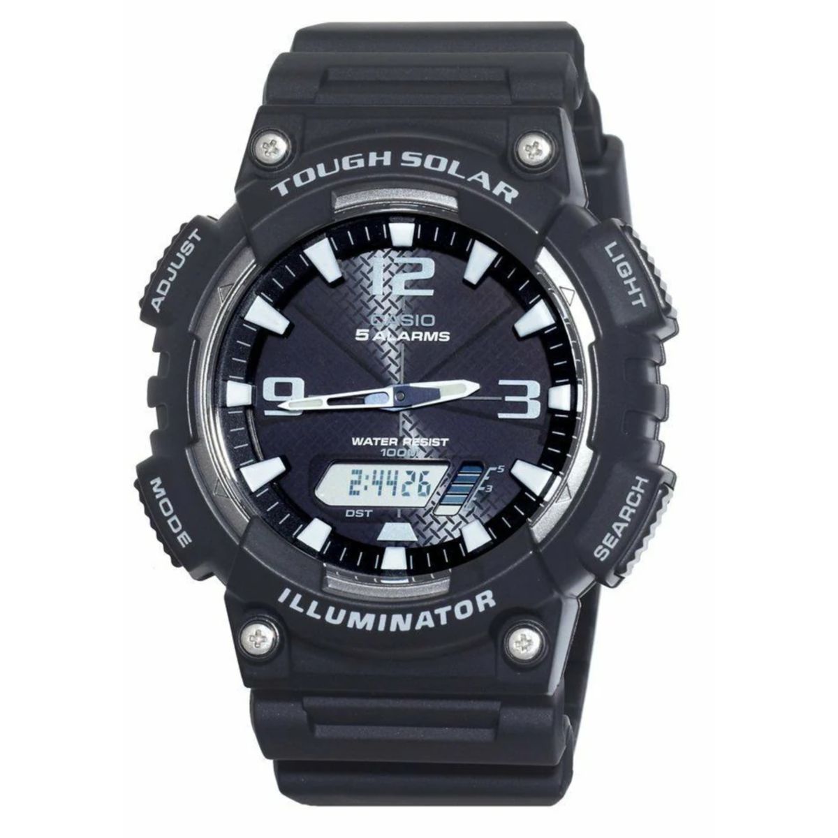 CASIO - RELOJ CASIO AQS810W-1A HOMBRE TOUGH SOLAR WR100M