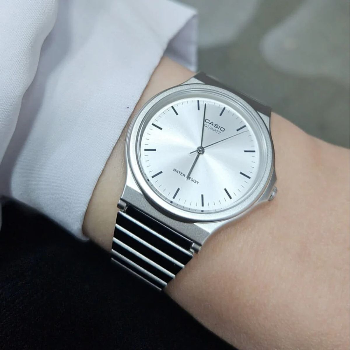 CASIO - RELOJ CASIO MQ-24D-7EDF PLATEADO UNISEX ANALOGO