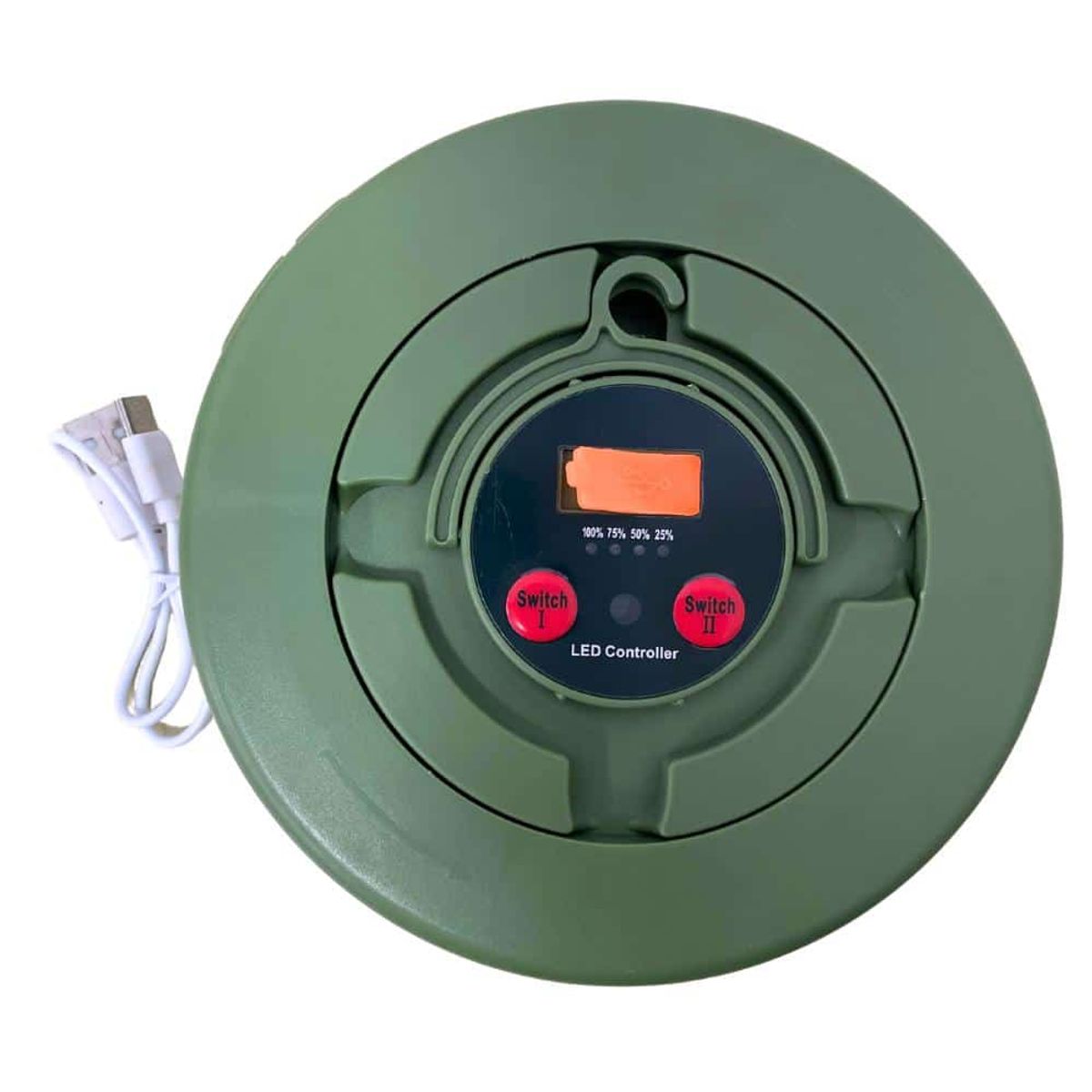 GENERICO - Luz Ambiental para Acampar Recargable Verde