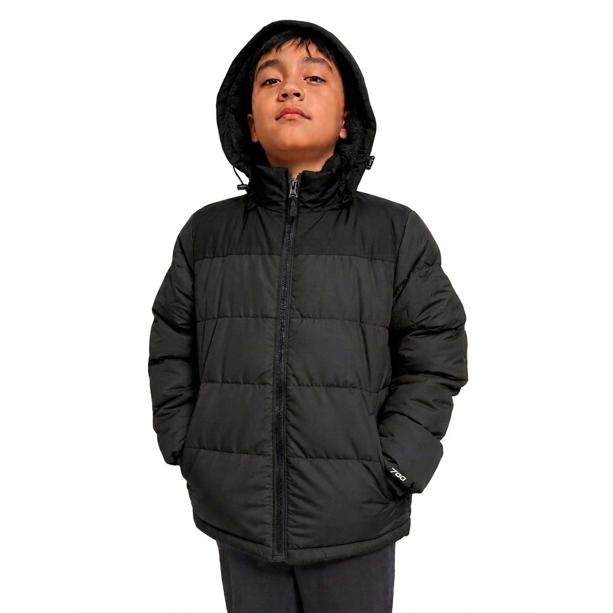 GARSIL - Parka Para Niños - Niñas Con Chiporro Y Gorro Desmontable - Bolsillos Con Cierres