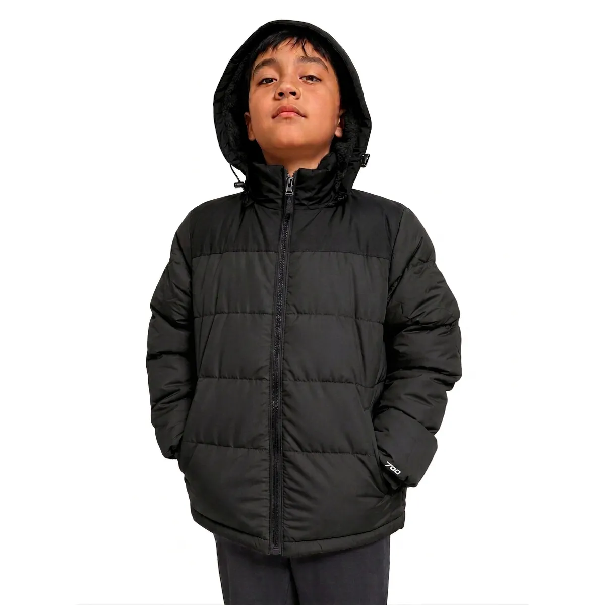 GARSIL - Parka Para Niños - Niñas Con Chiporro Y Gorro Desmontable - Bolsillos Con Cierres