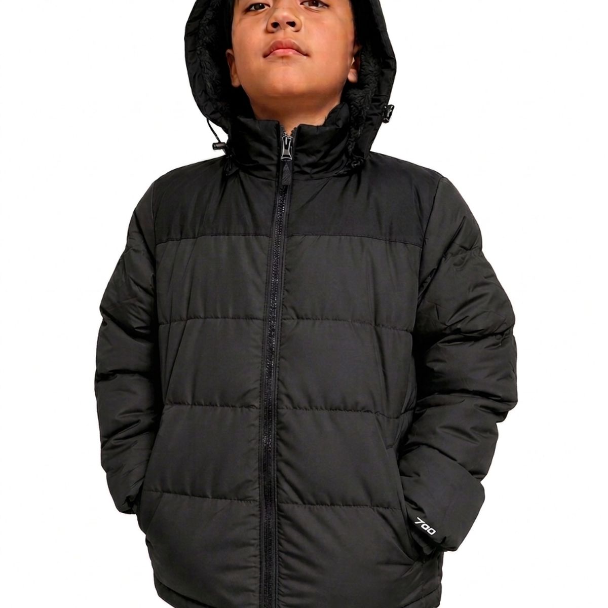 GARSIL - Parka Para Niños - Niñas Con Chiporro Y Gorro Desmontable - Bolsillos Con Cierres
