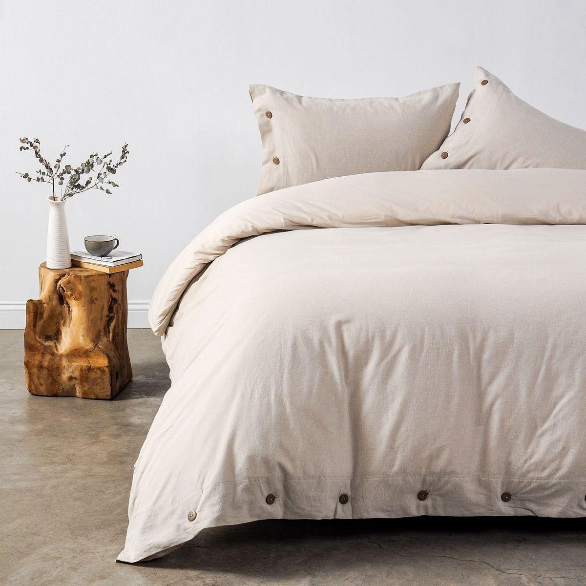 CANNON - Funda de Plumón Duvet Oxford Beige Cannon