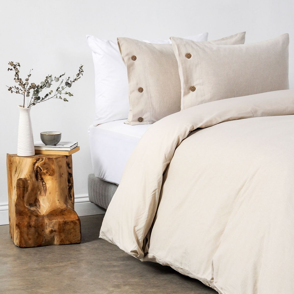 CANNON - Funda de Plumón Duvet Oxford Beige Cannon