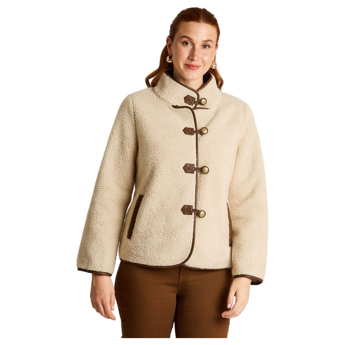 LORENZO DI PONTTI - Chaqueta Manga Larga Mujer Beige