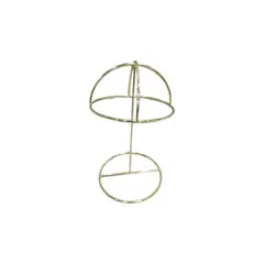 GENERICO - Exhibidor de Metal Dorado Para Jockey 26cm