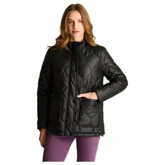 LORENZO DI PONTTI - Chaqueta Eco cuero Quilted Negro