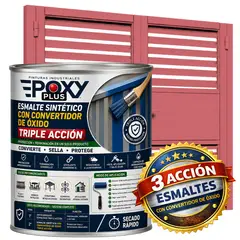 EPOXY - ESMALTE SINTETICO - CONVERTIDOR OXIDO - 1-8 GALÓN - ROJO ANTIGUO
