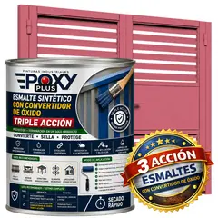 EPOXY - ESMALTE SINTETICO - CONVERTIDOR OXIDO - 1-8 GALÓN - ROSA