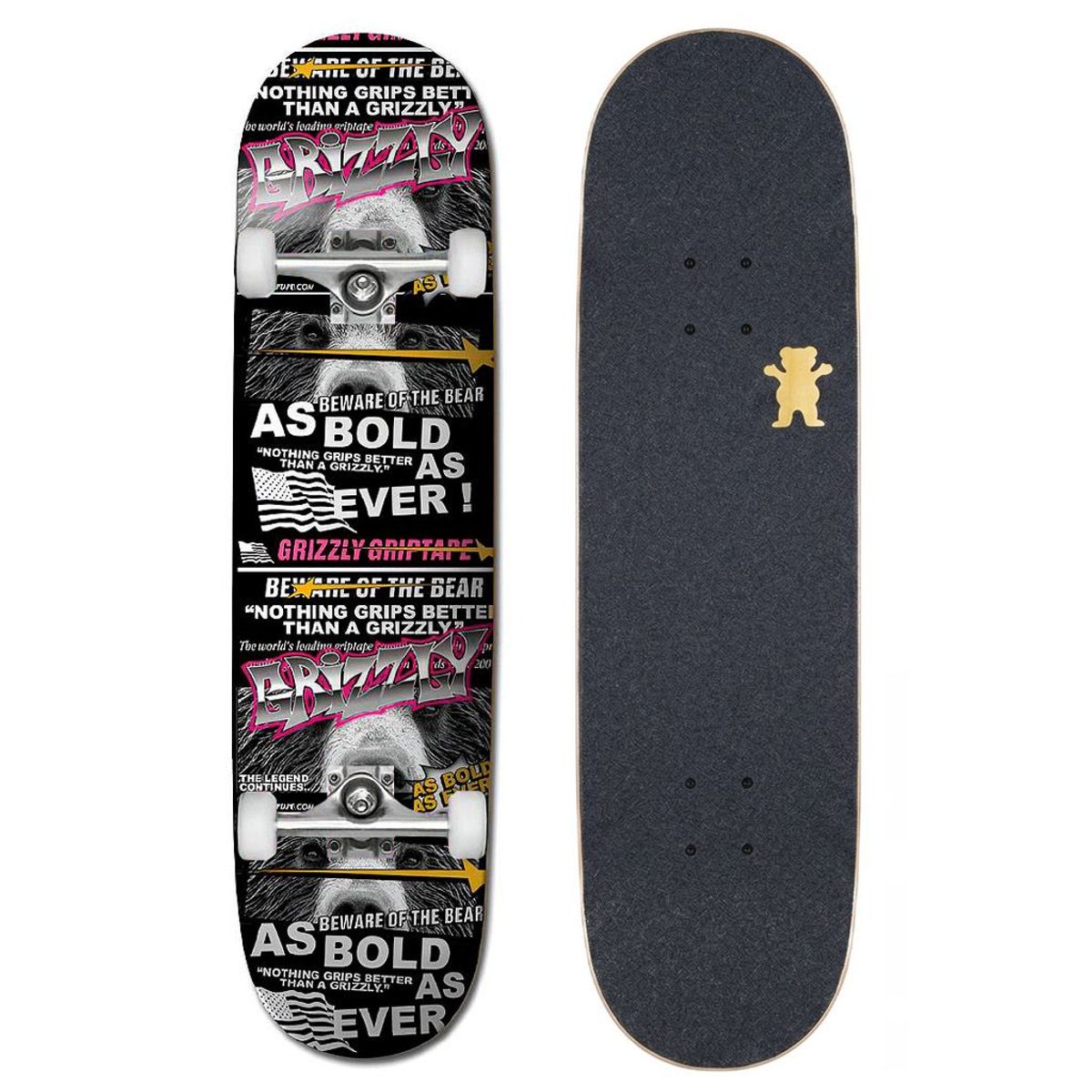 GRIZZLY - Tabla Skate Completa As Bold As Ever 8.125'' Grizzly Griptape