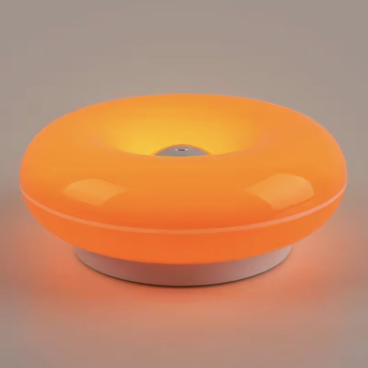 GENERICO - Lámpara Donut Led Touch Regulable- Diseño Moderno Naranja