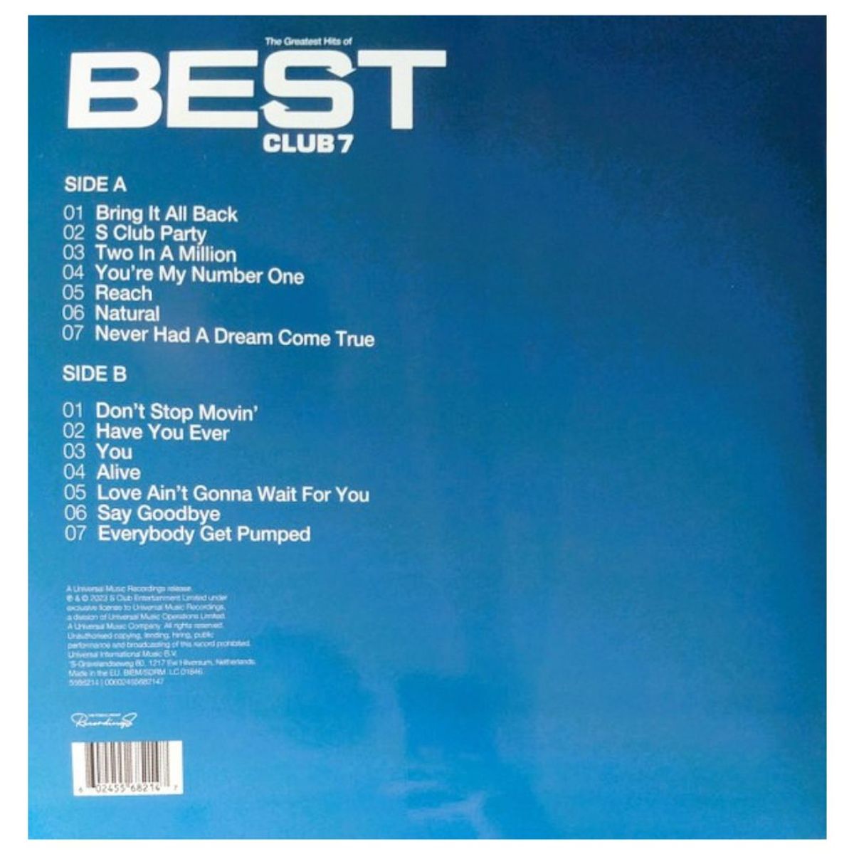 GENERICO - S CLUB 7 - GREATEST HITS (PICTURE DISC) / VINILO