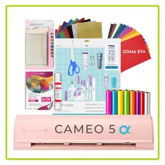 SILHOUETTE - Cameo 5 ALFA ROSADA + FULL PAPELERIA KG10-6