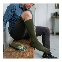 EKOL TACTICA MILITAR - Par Calcetines Bambú Lisos Unicolor Talla Única