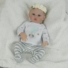 GENERICO - Muñeca Reborn De 48 Cm Vinilo Silicona Niña